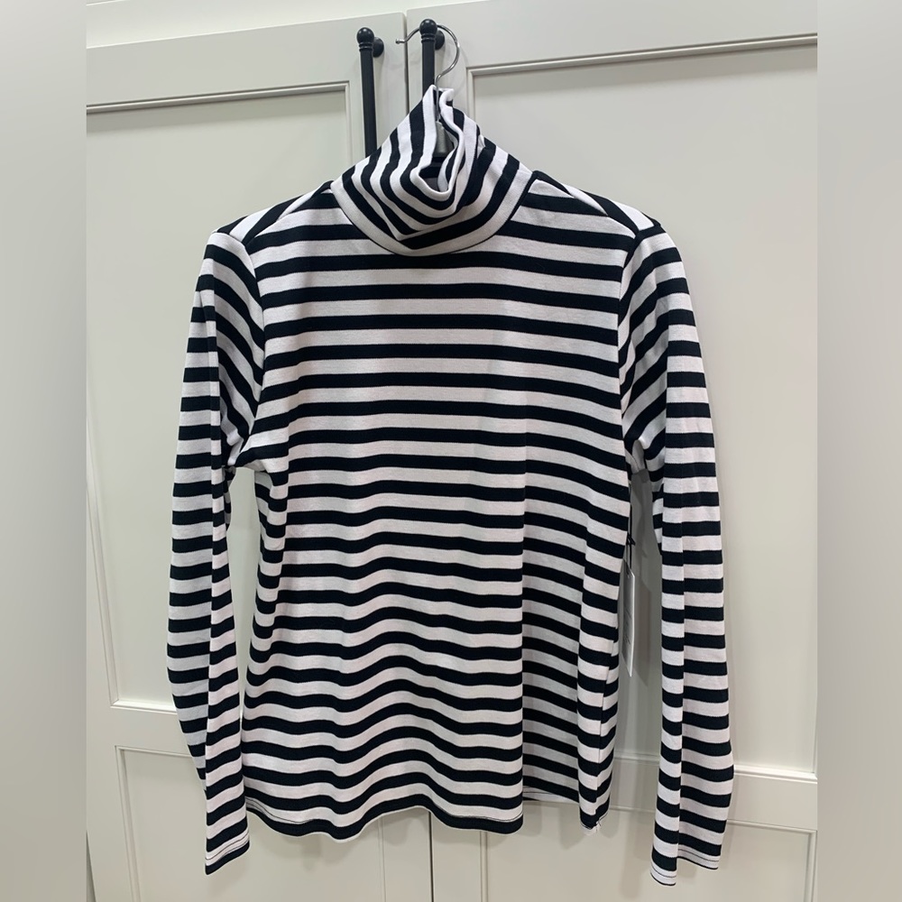 Unique Vintage Striped Turtleneck